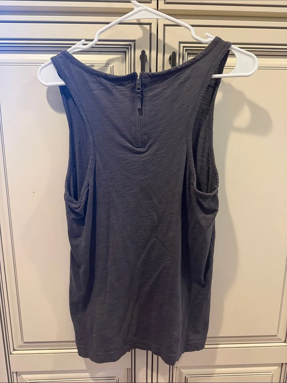 J. Crew charcoal gray scoop neck tank top